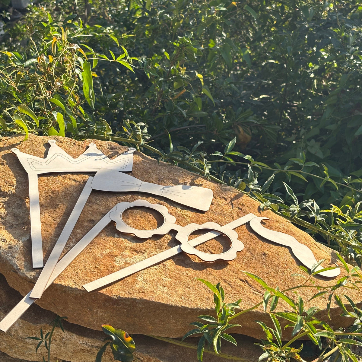 Cadre personnalisé en bois + magnet et accessoires